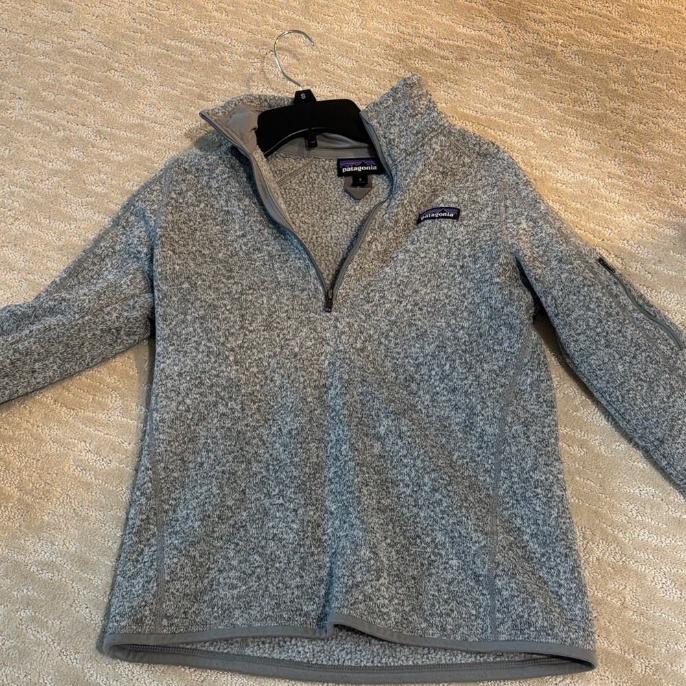 Patagonia Heather Gray Fleece Jacket